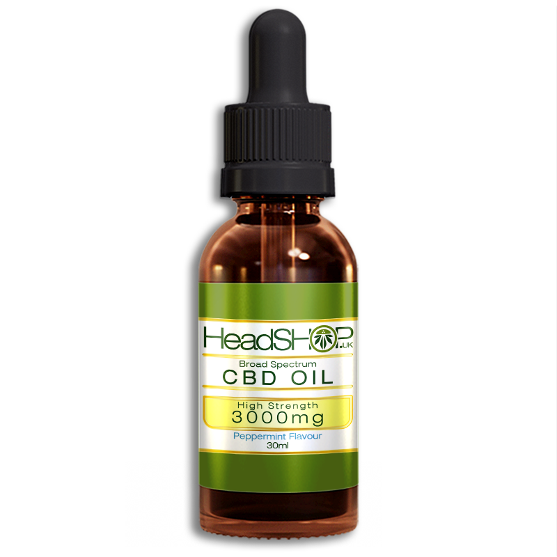 3000mg Broad Spectrum CBD Oil – Peppermint