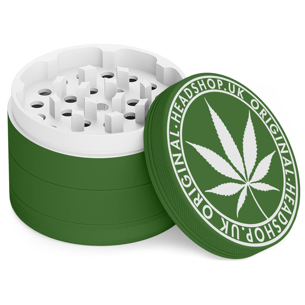 Ceramic Grip Grinder – 50mm / Green