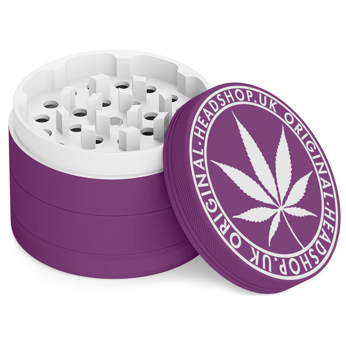 Ceramic Grip Grinder – 50mm / Purple